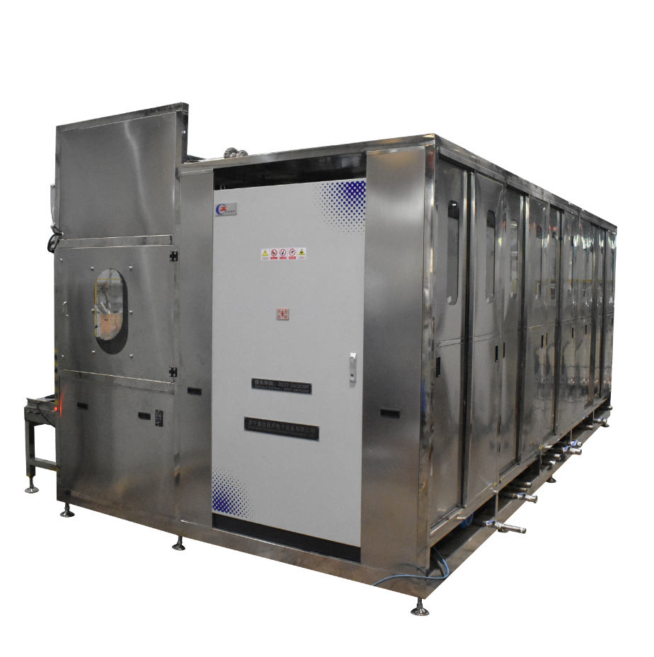 汽車零部件全自動(dòng)多工位清洗烘干線