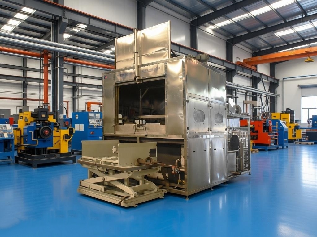 氮化件噴淋超聲波清洗烘干機